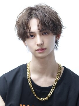 アーリー(Ali'i) 狭めセンターパート【波巻きツイストスパイラルミックス】