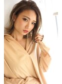Rumor×ヘルシーなミディ「ベージュアッシュ」