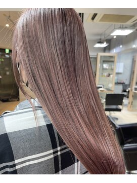 ロンド レグリーズ 立川(Lond leglise) ラベンダーミルクティー/暗めカラー/髪質改善/縮毛矯正/立川