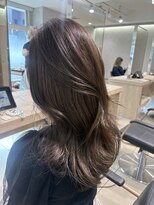 アッシュ 高幡不動店(Ash) 韓国ヘア髪質改善ブリーチなしダブルカラ-アッシュベージュ
