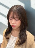 艶ブラウン×ふんわり韓国レイヤー★札幌通り