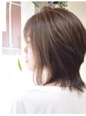 【コトノハ】ボブウルフ髪質改善うるツヤ秋色小顔に見せるヘアー