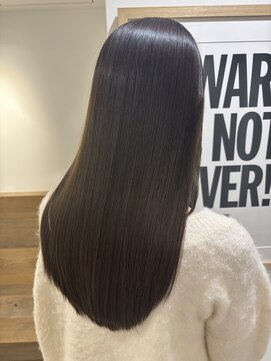 ナンバースリー 綱島店(Number Three) 髪質改善/“艶髪”ストレート【Number Three綱島】