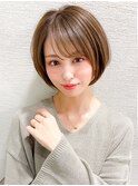 丸みショートボブ上品シルエットのミニショート【浦和】