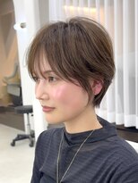 アイドットプラス 札幌大通り(i.+ODORI)&nbsp;小顔似合わせカットメルティカラーナチュラル大人ショートボブ