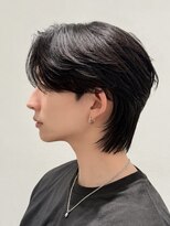 ベル 新宿(Belle)&nbsp;韓国風センターパート/毛流れ縮毛矯正/カルマヘア/メンズパーマ