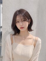 ワゴンバイアフロート(Wagon by afloat)&nbsp;くびれミディアム×シースルーバング/韓国風ボブ20代30代池袋