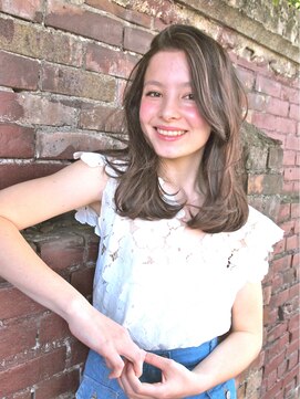 ローブ アオヤマ(LOAVE AOYAMA) 【LOAVE】 外国人風 / ラベンダーベージュ  × ニュアンス CUT