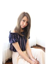 フェリシータ 緑地公園店(felicita) ハイ透明感アプリエカラー×斜めバング美髪ストレート