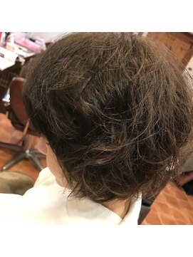 美容室 カナリア(Canaria) オーガンジーショートスタイル/30代/40代/50代/60代