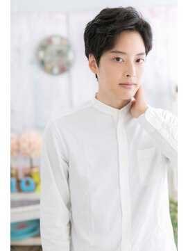 ミック 日暮里店(miq) アップバングのジェントルマンショート