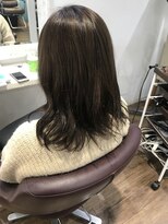 パティオンツー(PATIONN2)&nbsp;ブルージュ グレージュ ツヤ感 透明感 セミロング 表参道青山 ☆