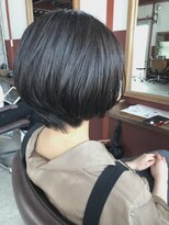 ルーファス 恵比寿 渋谷(Ruufus)&nbsp;首元スッキリなショートボブスタイル 【Ruufus恵比寿渋谷】314b0