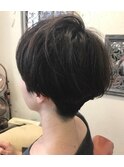 【自由が丘 keep 松下】女性の刈り上げナチュラルショート