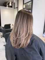 ラフ 難波店(LAFF)&nbsp;#黒髪#ボブルフ#ネビージュ#小顔#ワンレン