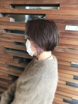 ヘアーアンドスパ レーネ(hair&spa Lene) イヤリングカラー　モーヴ