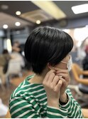 襟足スッキリ ハンサムショート