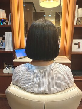 アリレイナ 逗子店(ARIREINA) ノンダメージストレートで作るナチュラルボブ!/30代/40代/50代