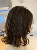 前回ハイライト→今回根本リタッチカラー