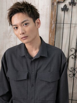 グルーミングサロン バーバー キャッスル 北浦和西口(Grooming salon Barber Castle) ハイトーンカラー★アップバングショートK