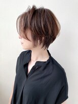 ヘアーアンドスパ フェリーチェ ミチ 野田屋町店(HAIR&SPA felice MICHI)&nbsp;【feliceMICHI島田和也】耳かけショートボブ