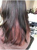 インナーカラー ピンク