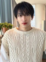 ミンクス渋谷スマートサロン(MINX shibuya smart salon)&nbsp;束間前髪の韓国シースルーマッシュ