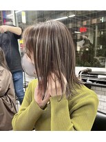 ジーナ 難波(Zina)&nbsp;髪質改善＊ハイライトボブ＊美髪【Zina 難波】