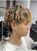 新潟メンズパーマ ブリーチパーマ ツイストスパイラル