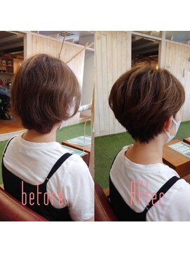 スミカ(sumica) #ショートヘア #スッキリ #耳かけショート