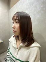 ロウ 町田(ROW)&nbsp;レッドブラウン×顔まわりレイヤー