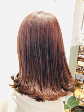 アニュー 蕨店(ANEW) 外ハネ！オレンジブラウン★中川さおり［蕨/川口/髪質改善］