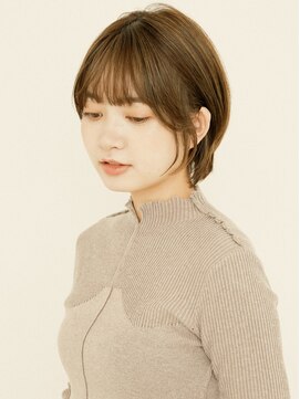 オンク 新宿(onk) 黒髪/グレーベージュ/レイヤーロング/前髪パーマ[新宿駅]