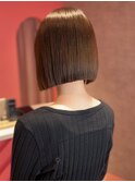 縮毛矯正でストレスフリーなストンボブに