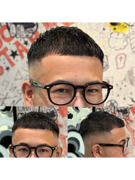 サンアンドマーリィズバーバー 駅前店(SON&MARLEY'S BAR BER) クロップスタイル/バーバースタイル