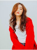 ロング×かきあげバング/20代/30代/40代/ハレマチ通り