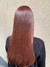 【さらに最高峰のツヤ髪カラーへ】髪質改整カラー+最高峰Aujuaトリートメント　10000円