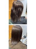 初来店。ストレートのお直し