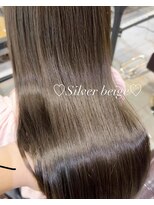 コート 表参道(Cote)&nbsp;シルバーグレージュ 艶髪 美髪 酸性ストレート 透明感カラー