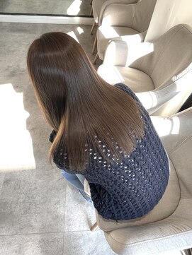 ナンバー ジルバ 立川(N° jillva) 韓国顔まわりレイヤーカット髪質改善透明感カラー20代30代40代