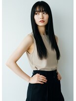 エフェクト 横浜(effect) 美髪ワイドバングイメチェンメルティカラーロングストレート