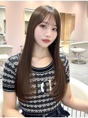 韓国ヘア ワンホンヘア くびれヘア レイヤーカット