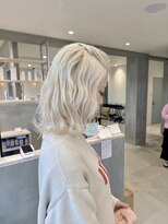 ロテ 名古屋 名駅店(Lote.)&nbsp;イメチェン/ホワイトブロンド/外ハネボブ/美髪/名古屋