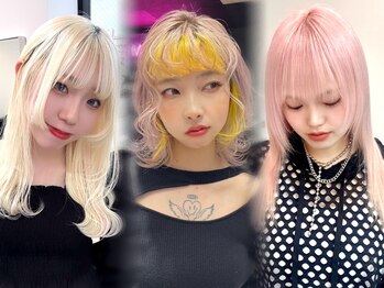 ONE's Chloe 原宿店 ケアブリーチ/ダブルカラー/インナーカラー