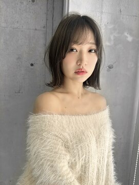 ロンドローズ 名古屋(Lond damaskRose) ボブ 髪質改善 縮毛矯正 透け感カラー