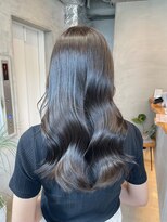 ジーナ 船橋(Zina)&nbsp;髪質改善＊ロングレイヤーグレーベージュ＊美髪【Zina船橋】