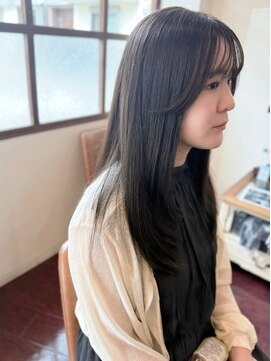 ローレン(LOREM) レイヤー×暗髪アッシュ9.19暗めカラー