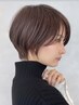 カット+髪質改善カラー￥13800#表参道#ショートカット#くびれショートボブ