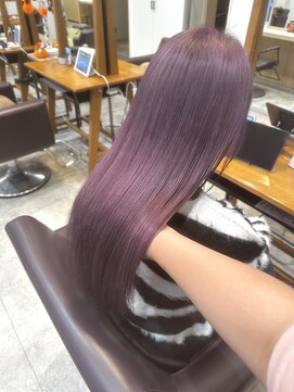 フェイス 港南台店(FACE。) ラベンダーカラー/港南台ダブルカラーブリーチ/髪質改善