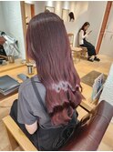 ボルドー チェリーピンク 20代30代大人可愛い大人キレイ髪質改善